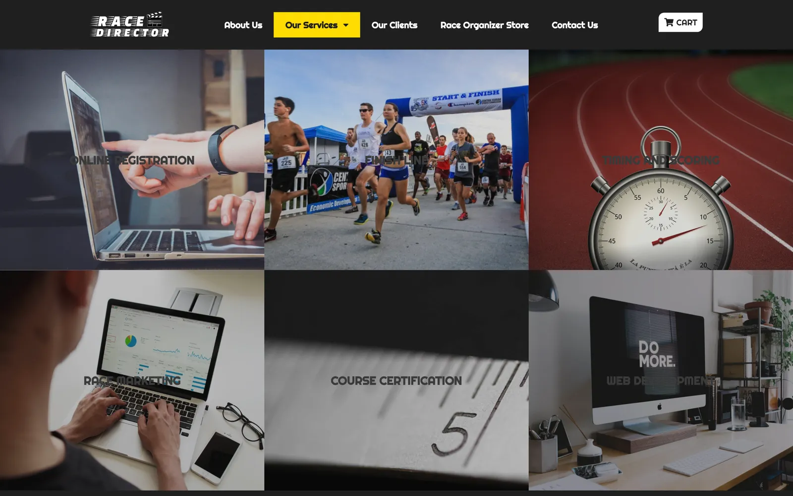5K Race Director's services: online registration, timing, course certification and more